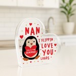 Birthday Gifts For Nan from Granddaughter Grandson Penguin Gift