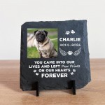 Personalised Pet Memorial Plaque with Photo Dog Cat Memorial