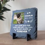 Personalised Pet Memorial Plaque with Photo Dog Cat Memorial