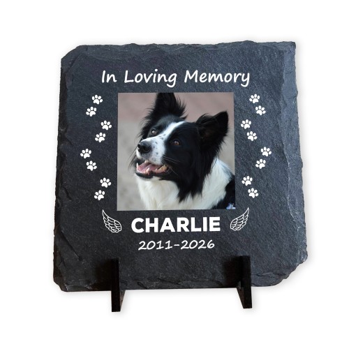 Personalised Pet Memorial Plaque Dog Memorial Gifts Cat & Dog