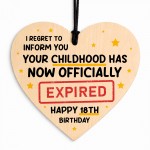 Funny 18th Birthday Gift for Him or Her Expired Childhood Funny 18th Birthday Gift for Him or Her Expired Childhood