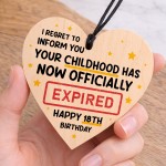 Funny 18th Birthday Gift for Him or Her Expired Childhood Funny 18th Birthday Gift for Him or Her Expired Childhood