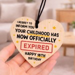 Funny 18th Birthday Gift for Him or Her Expired Childhood Funny 18th Birthday Gift for Him or Her Expired Childhood