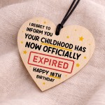 Funny 18th Birthday Gift for Him or Her Expired Childhood Funny 18th Birthday Gift for Him or Her Expired Childhood