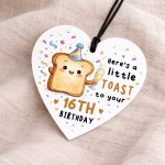 16th Birthday Gift For Daughter Granddaughter Niece Sister Heart