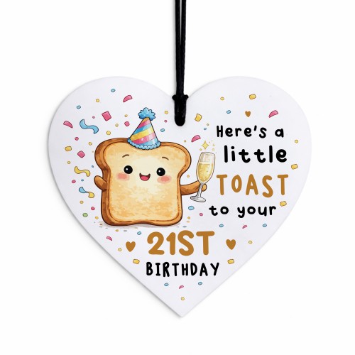 21st Birthday Gift For Daughter Sister Friend Acrylic Heart