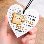 21st Birthday Gift For Daughter Sister Friend Acrylic Heart