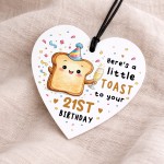 21st Birthday Gift For Daughter Sister Friend Acrylic Heart