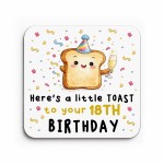 18th Birthday Gift For Women Drinks Coaster Gift For Daughter