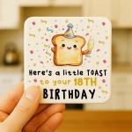 18th Birthday Gift For Women Drinks Coaster Gift For Daughter