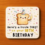 18th Birthday Gift For Women Drinks Coaster Gift For Daughter