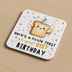 21st Birthday Gift For Women Drinks Coaster Wine Champagne Gift 21st Birthday Gift For Women Drinks Coaster Wine Champagne Gift