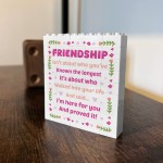 Friendship Gifts For Women Novelty Best Friend Birthday Gift