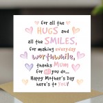 Thank You Card For Mum Happy Mothers Day Card With Kraft Enveloe Thank You Card For Mum Happy Mothers Day Card With Kraft Enveloe