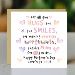 Thank You Card For Mum Happy Mothers Day Card With Kraft Enveloe Thank You Card For Mum Happy Mothers Day Card With Kraft Enveloe
