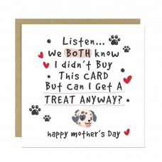 Funny Happy Mothers Day Card From The Dog Puppy With Envelope