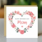 Happy Mothers Day Mum Card, Card For Mothers Day, Mum Cards