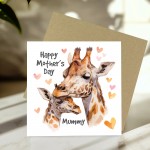 Happy Mothers Day Mummy Card With Kraft Envelope Card For Mummy