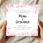 Mothers Day Card Wonderful Mum And Grandad Card With Envelope