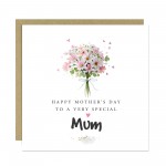 Happy Mothers Day To A Very Special Mum Card With Kraft Envelope
