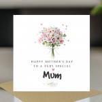 Happy Mothers Day To A Very Special Mum Card With Kraft Envelope