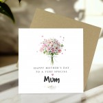 Happy Mothers Day To A Very Special Mum Card With Kraft Envelope