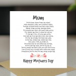 Thank You Card For Mothers Day Mum Poem Mothers Day Card Thank You Card For Mothers Day Mum Poem Mothers Day Card