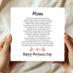 Thank You Card For Mothers Day Mum Poem Mothers Day Card Thank You Card For Mothers Day Mum Poem Mothers Day Card