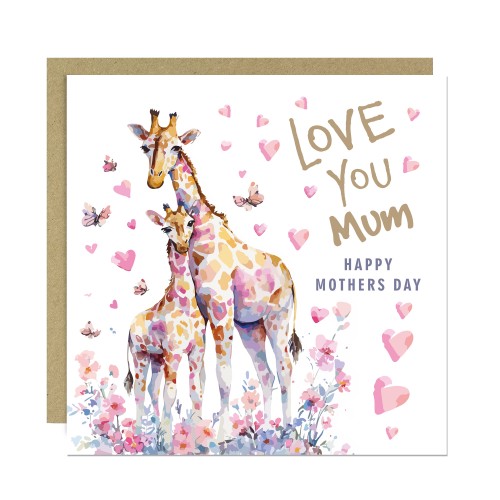 Cute Card For Mum On Mothers Day LOVE YOU MUM Card
