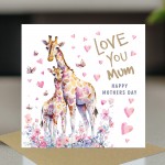 Cute Card For Mum On Mothers Day LOVE YOU MUM Card