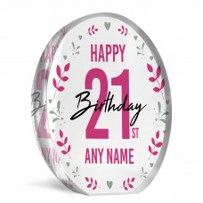 Personalised 21st Birthday Gift For Women 21 Years Birthday Gift