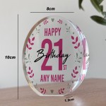Personalised 21st Birthday Gift For Women 21 Years Birthday Gift