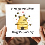 Mothers Day Card To My Bee Utiful Mum Funny Mothers Day Card Mothers Day Card To My Bee Utiful Mum Funny Mothers Day Card