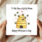 Mothers Day Card To My Bee Utiful Mum Funny Mothers Day Card Mothers Day Card To My Bee Utiful Mum Funny Mothers Day Card