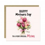 Mothers Day Card Happy Mothers Day Card With Kraft Envelope
