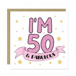 Funny 50th Birthday Card For Women Her Mum Auntie Nan Friend