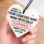Funny 50th Birthday Gift for Men Women Expired Hilarious Gift