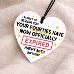Funny 50th Birthday Gift for Men Women Expired Hilarious Gift