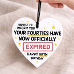 Funny 50th Birthday Gift for Men Women Expired Hilarious Gift