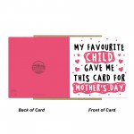 Funny Mothers Day Card From Daughter Son Humorous Mum Card