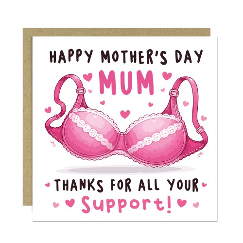 Funny Mothers Day Card Thank You Card For Mum On Mothers Day