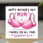 Funny Mothers Day Card Thank You Card For Mum On Mothers Day