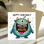 Funny Birthday Card For Dad From Daughter Son Novelty Mum Card
