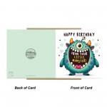 Funny Birthday Card For Dad From Daughter Son Novelty Mum Card