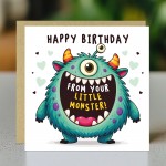 Funny Birthday Card For Dad From Daughter Son Novelty Mum Card
