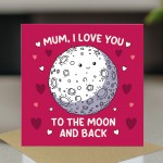 Cute Card For Mums Birthday With Kraft Envelope I Love You Card