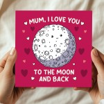 Cute Card For Mums Birthday With Kraft Envelope I Love You Card