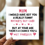 Hilarious Mothers Day Card Funny Card For Mum On Mothers Day