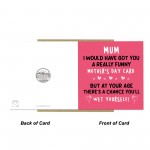 Rude Mothers Day Card Funny Card For Mum On Mothers Day