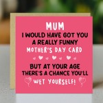 Rude Mothers Day Card Funny Card For Mum On Mothers Day